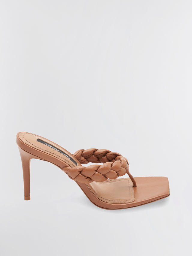 Brown Bella Braided Heel | Shoes | BCBGMAXAZRIA MX2BEL23-230-M050