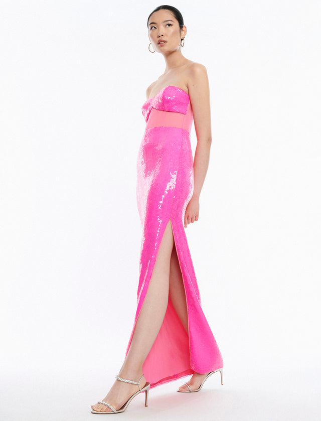 Juno Strapless Bustier Gown | Dresses | BCBGMAXAZRIA MY05D18E-FUS-0