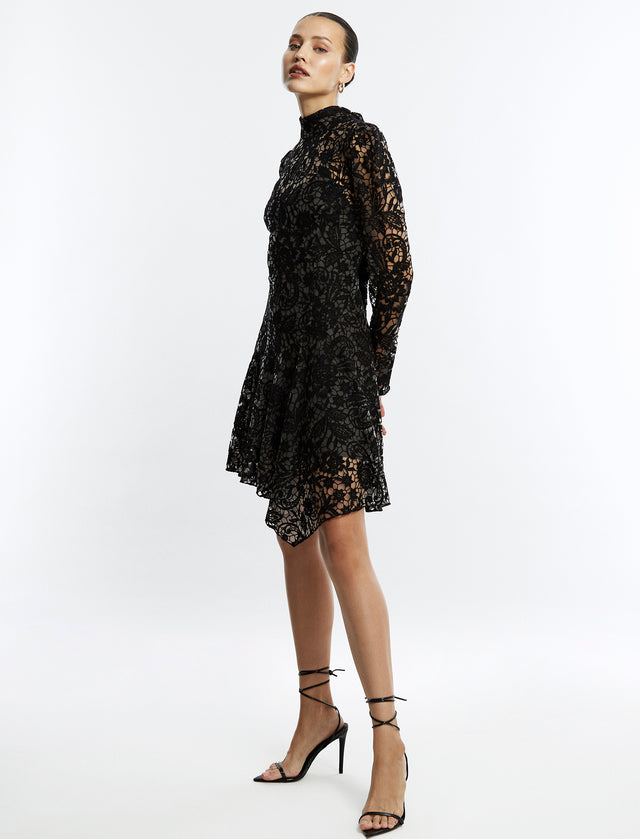 Tallulah Lace Mini Dress | Dresses | BCBGMAXAZRIA 23FRD304LY02-NA-36