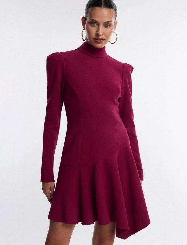 Pink Guinevere Neck-Tie Mini Dress | Dresses | BCBGMAXAZRIA 23FRD304PL07-RC-36